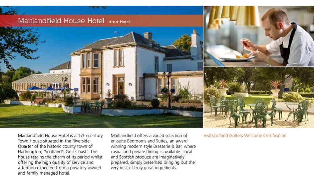 Maitlandfield House Hotel Haddington Exterior foto